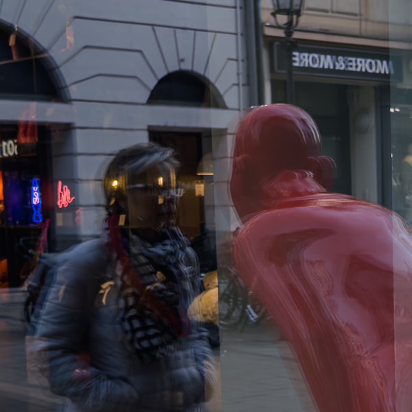 Reflection in Red